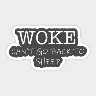 Woke Sticker